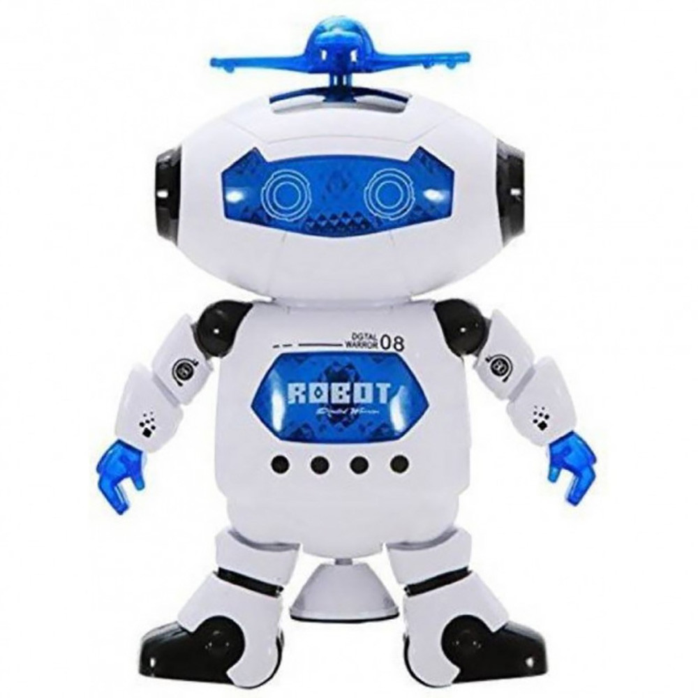 Танцующий робот Lezhou Toys Dancing Robot 99444-2 СЕРЫЙ детям от 3-х ...