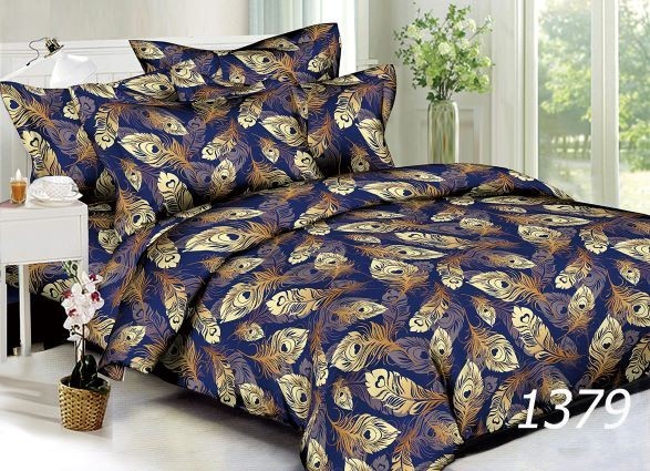 

Комплект постельного белья Перья Merryland сатин Евростандарт 1379 200*210