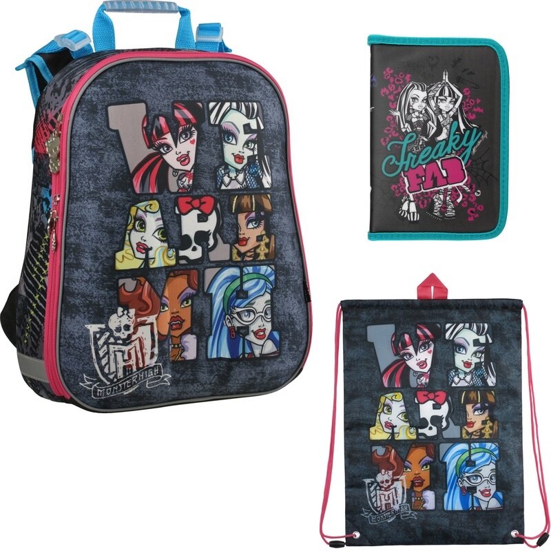 

Рюкзак укомплектованный Kite MH15-531MN Monster High