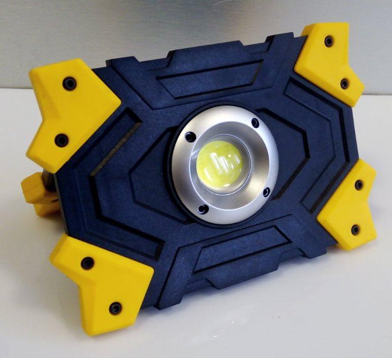 

Прожектор аккумуляторный LED 10W COB 930Lm 6500K IP44 жёлто-черный/ LMP85