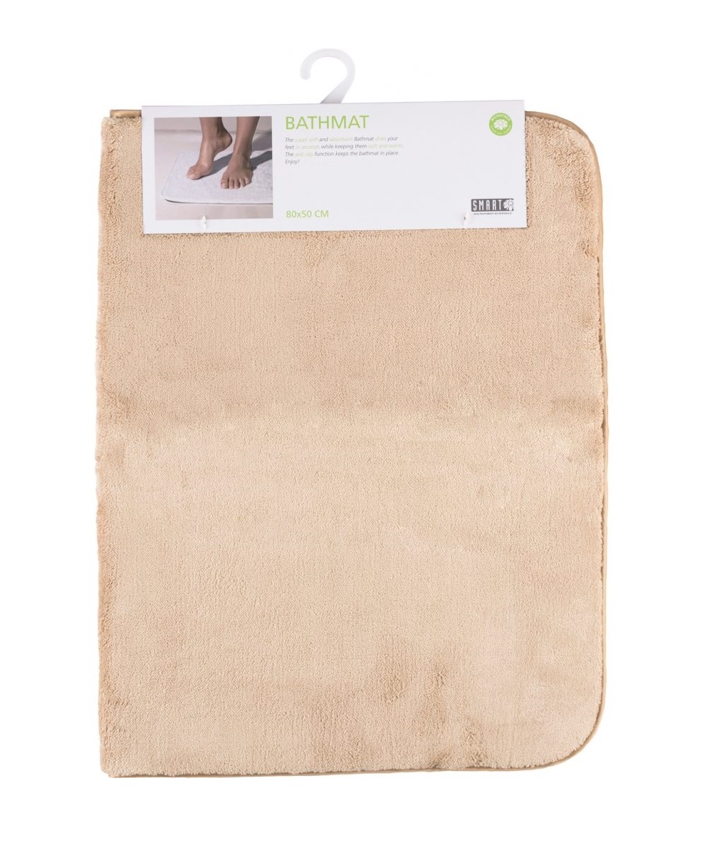 

Коврик в ванную комнату Smart Bathmat Микрофибра 80х50см Бежевый