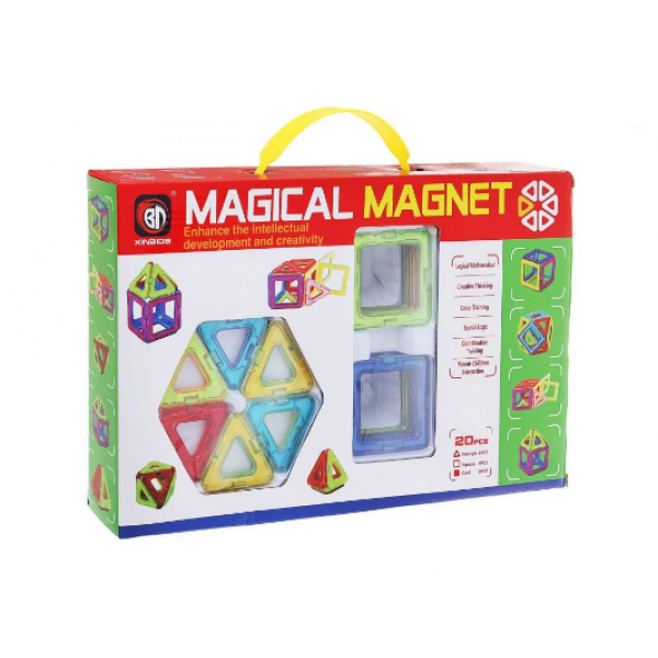 

Магнитный конструктор Magical Magnet 20 деталей