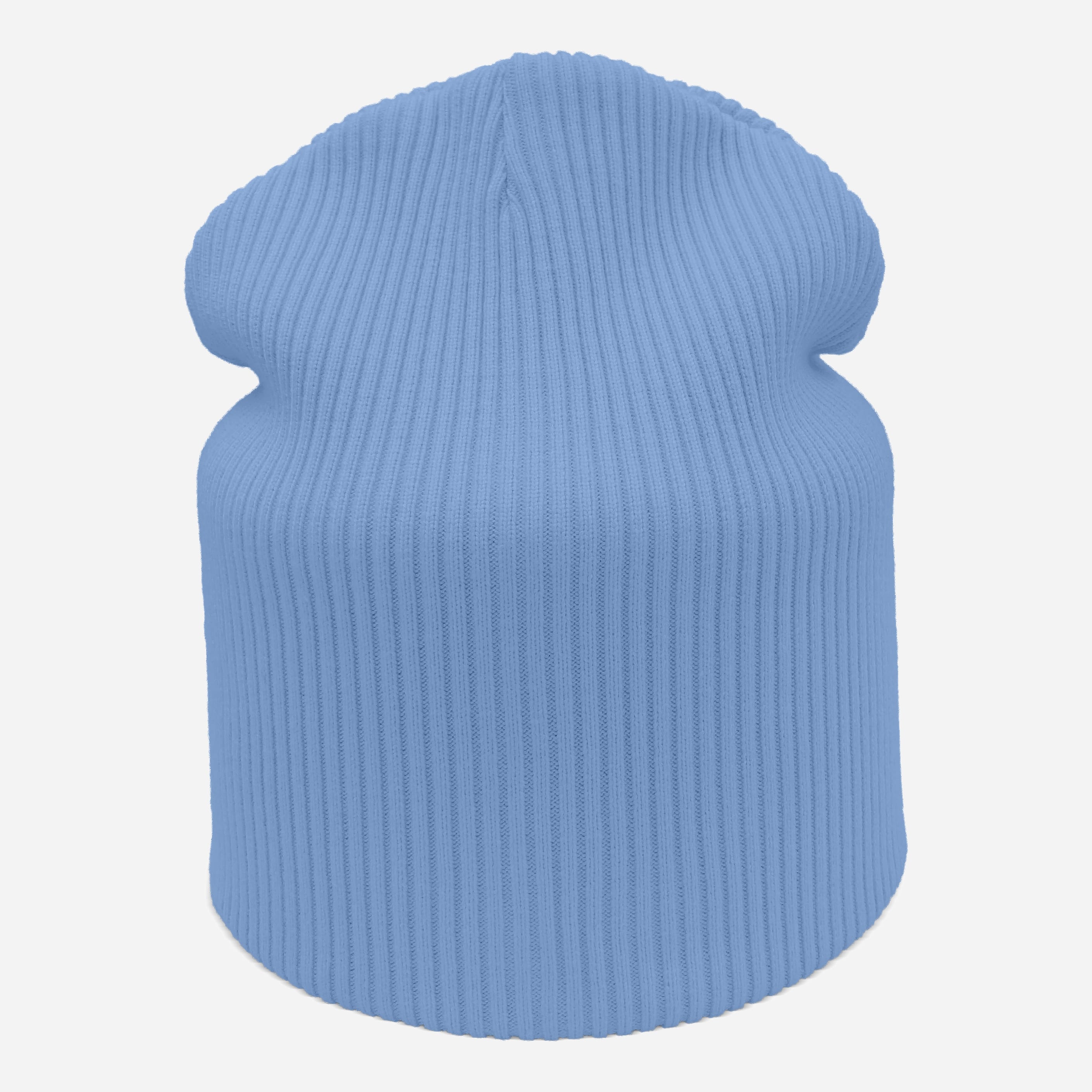 Акція на Дитяча демісезонна шапка-біні в'язана для дівчинки Anmerino Лара 9006 54-56 Синя від Rozetka