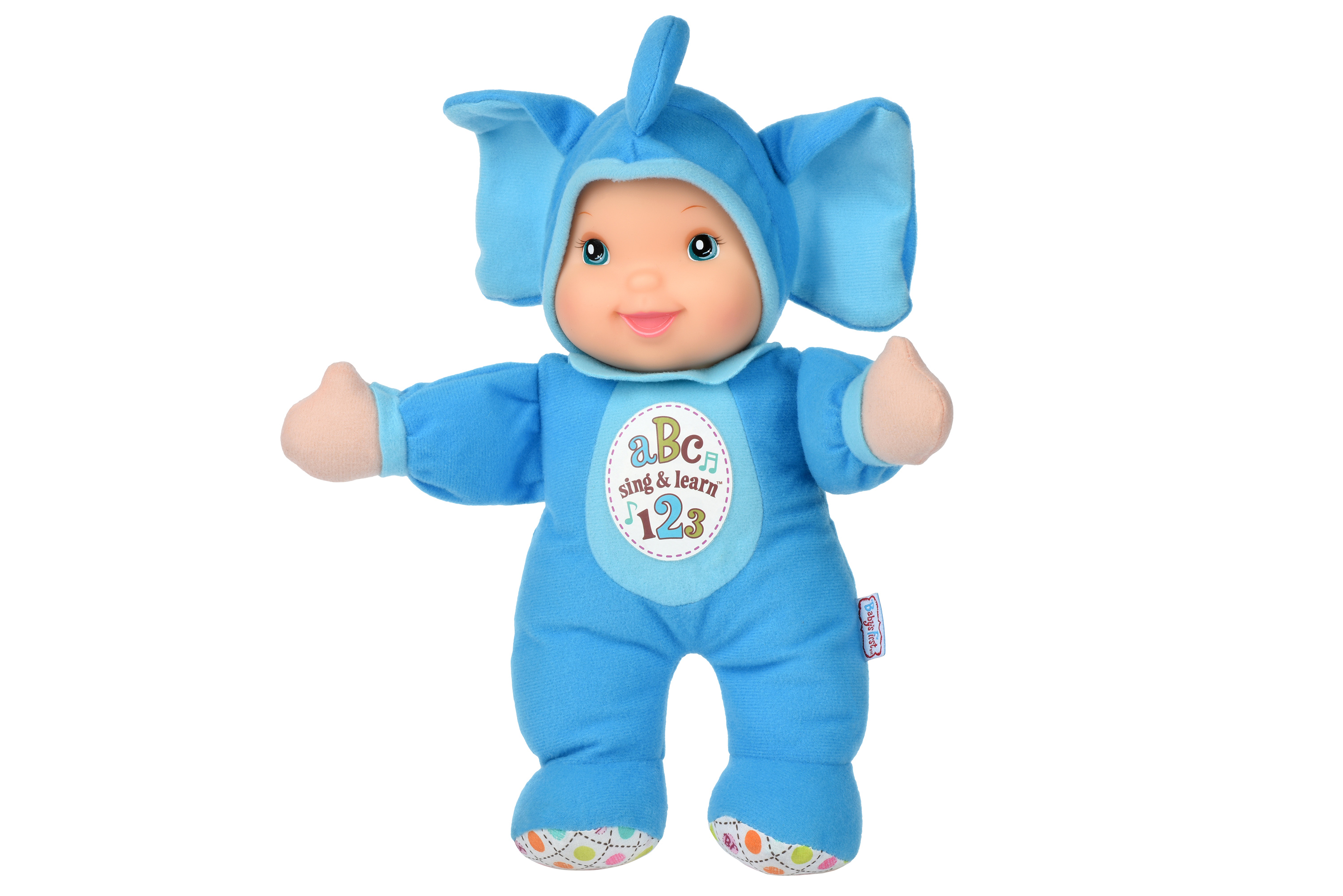 

Лялька Baby's First Sing and Learn Слоненятко 30 см Блакитний (21180-1)