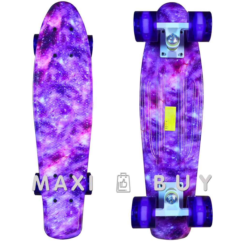 

Скейт пенни борд SkateX Penny Pastel Space 22"