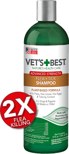 

Шампунь Vet's Best Flea&Tick Shampoo 355 мл