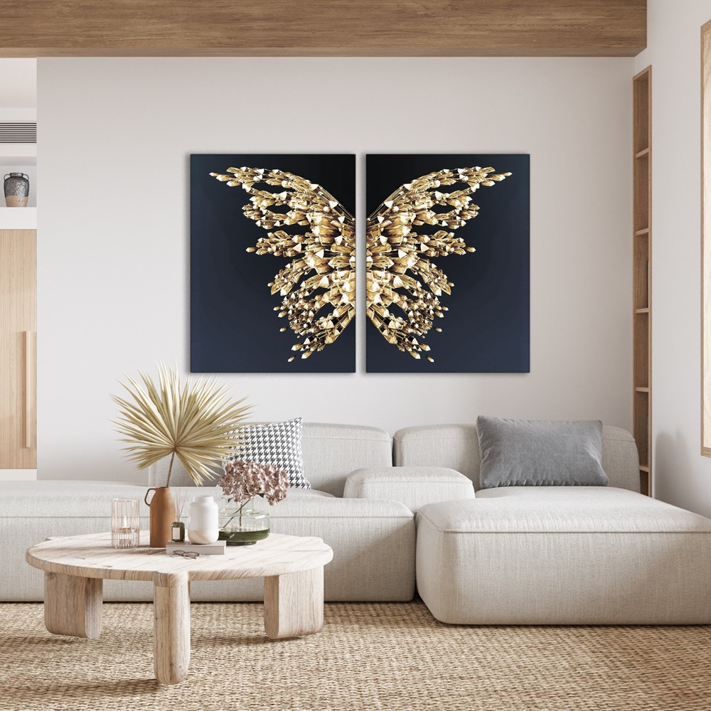 Модульна картина Холстович Butterfly Wings 90х60 см. Картина Крила ...