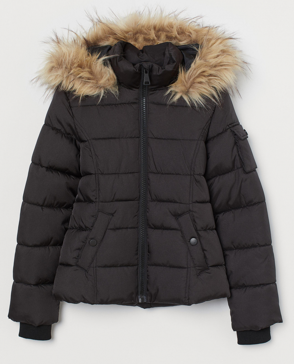 

Куртка для девочки H&M 762618002 164 СМ Черный 60918