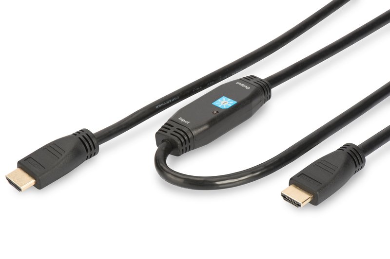 

Кабель ASSMANN HDMI High speed с усилителем (AM/AM) 40m, black
