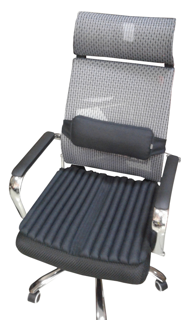 

Ортопедические подушки EKKOSEAT на кресло руководителя (комплект). Черная.SF-1G2Haccessories22forback65
