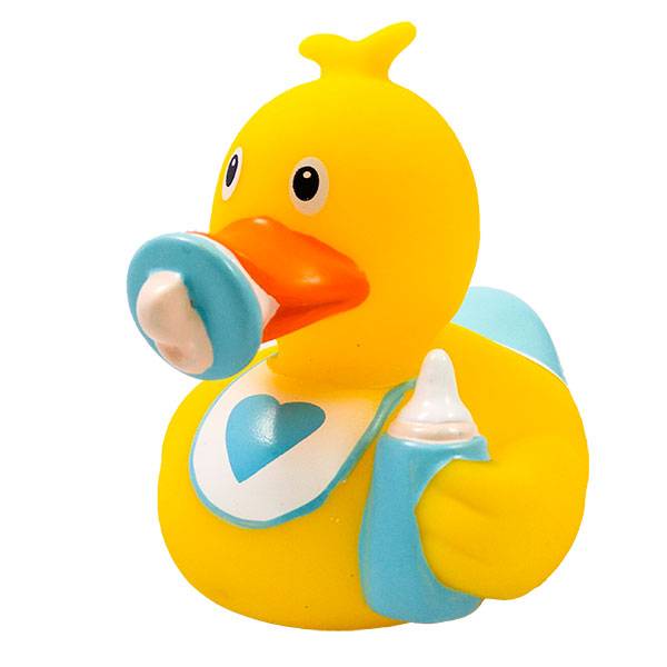 

Утка-брелок Пупс мальчик резиновая FunnyDucks L1749SA