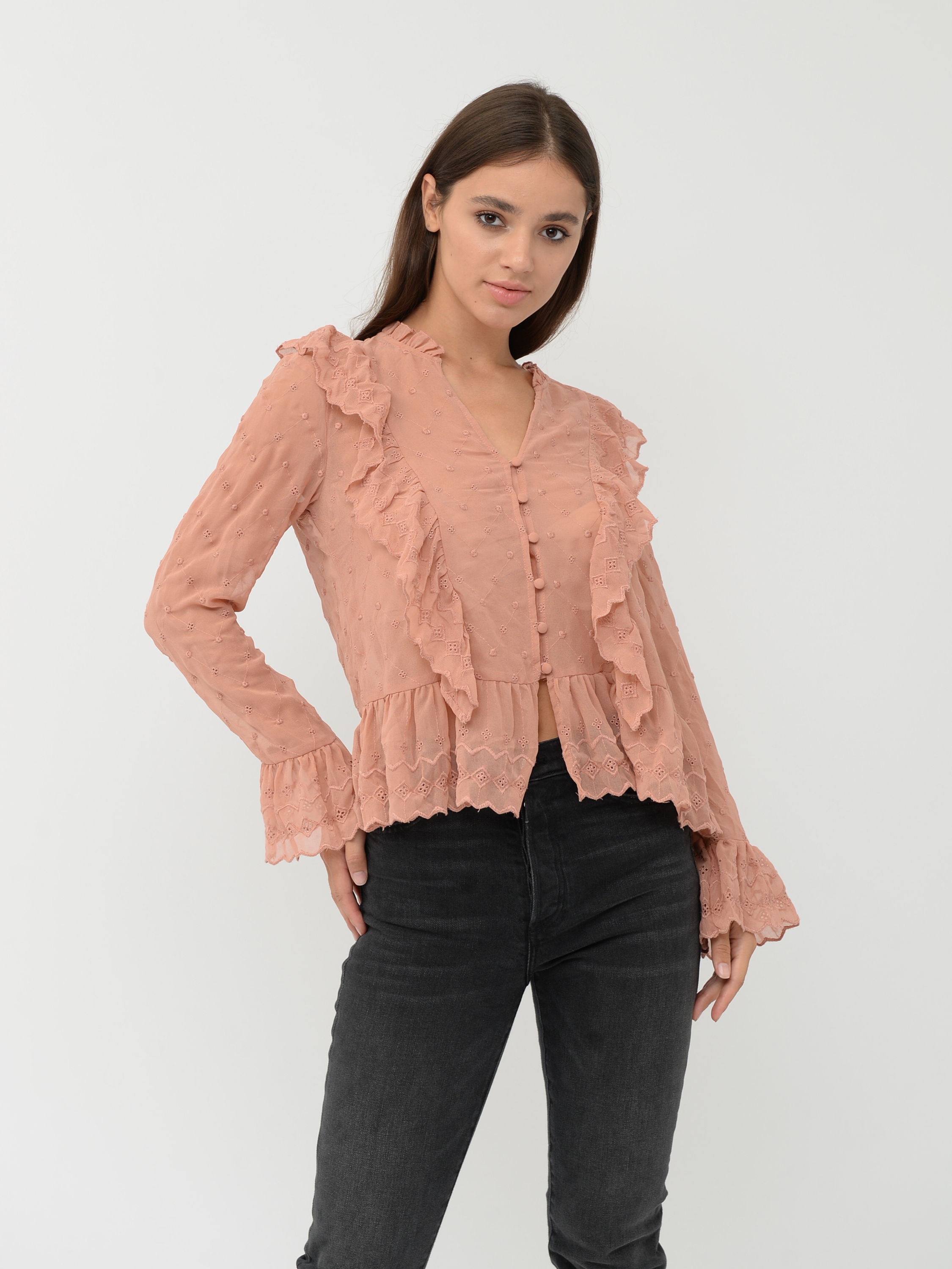 

Блузка H&M 2255446 40 Розовая