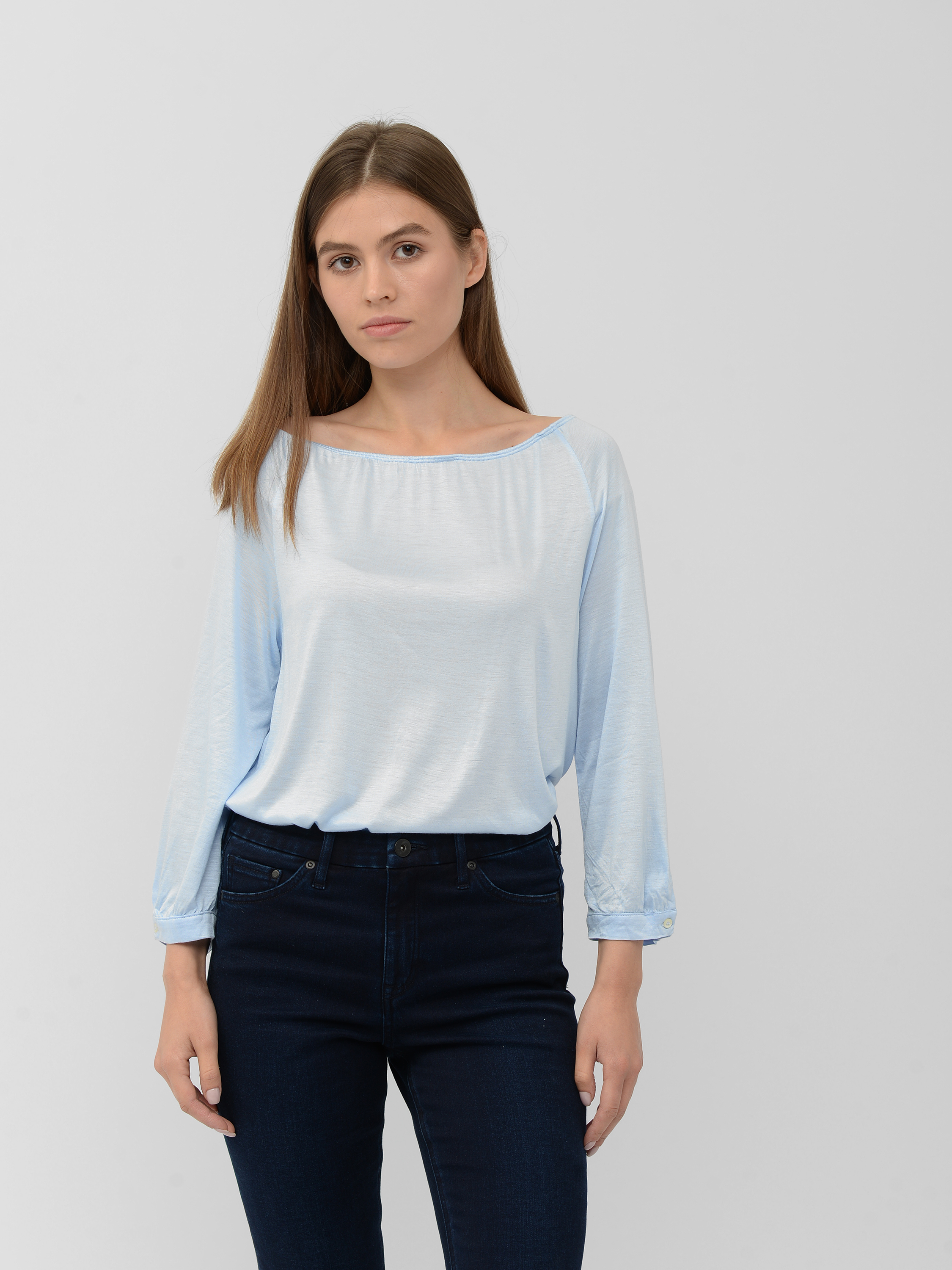 

Блузка H&M 2214574  Голубая, Блузка H&M 2214574 S Голубая