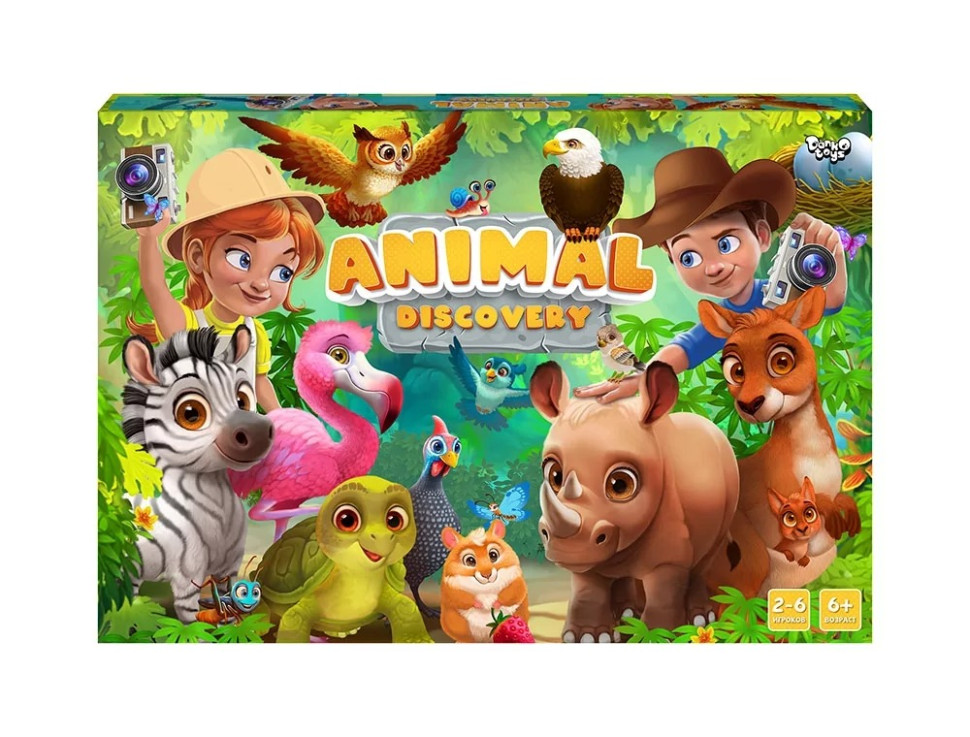 Настільна гра "Animal Discovery" Danko Toys GAD0101U укр низкие