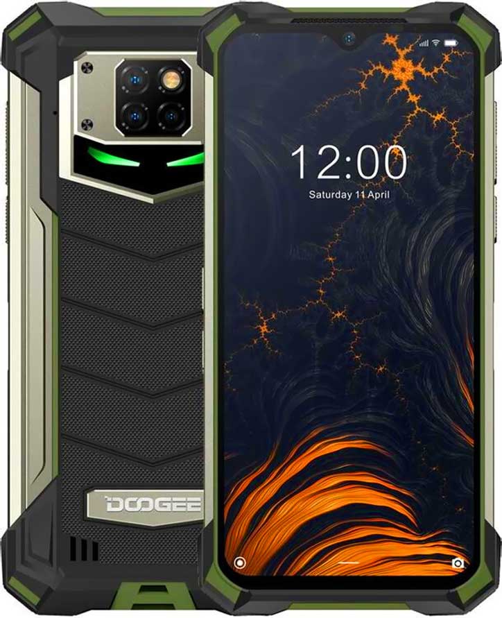 

Мобильный телефон Doogee S88 Pro (6+128Gb, АКБ 10000 мАч) Green