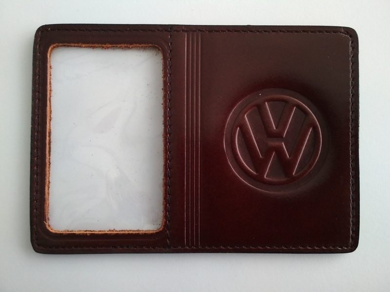

Кожаная обложка для прав Image-D с логотипом Volkswagen каштановая 5071