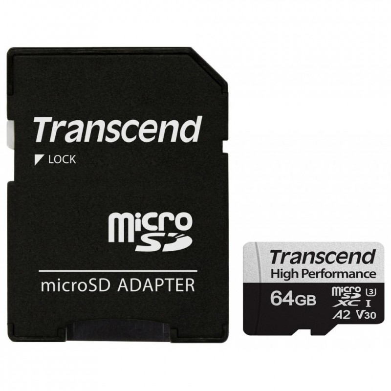 Карта пам'яті Transcend 64GB microSDXC class 10 UHS-I U1 High Endurance  (TS64GUSD350V) – низькі ціни, кредит, оплата частинами в інтернет-магазині  ROZETKA | Купити в Україні: Києві, Харкові, Дніпрі, Одесі, Запоріжжі, Львові