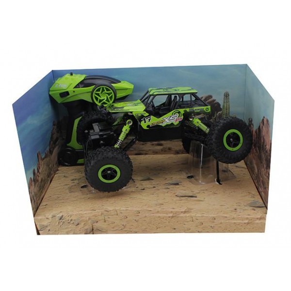 

Радиоуправляемая машинка Rock Crawler 0980 зеленая в масштабе 1:18