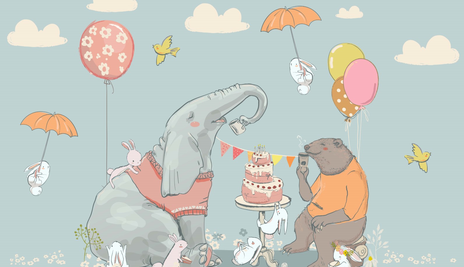 день рождения слона