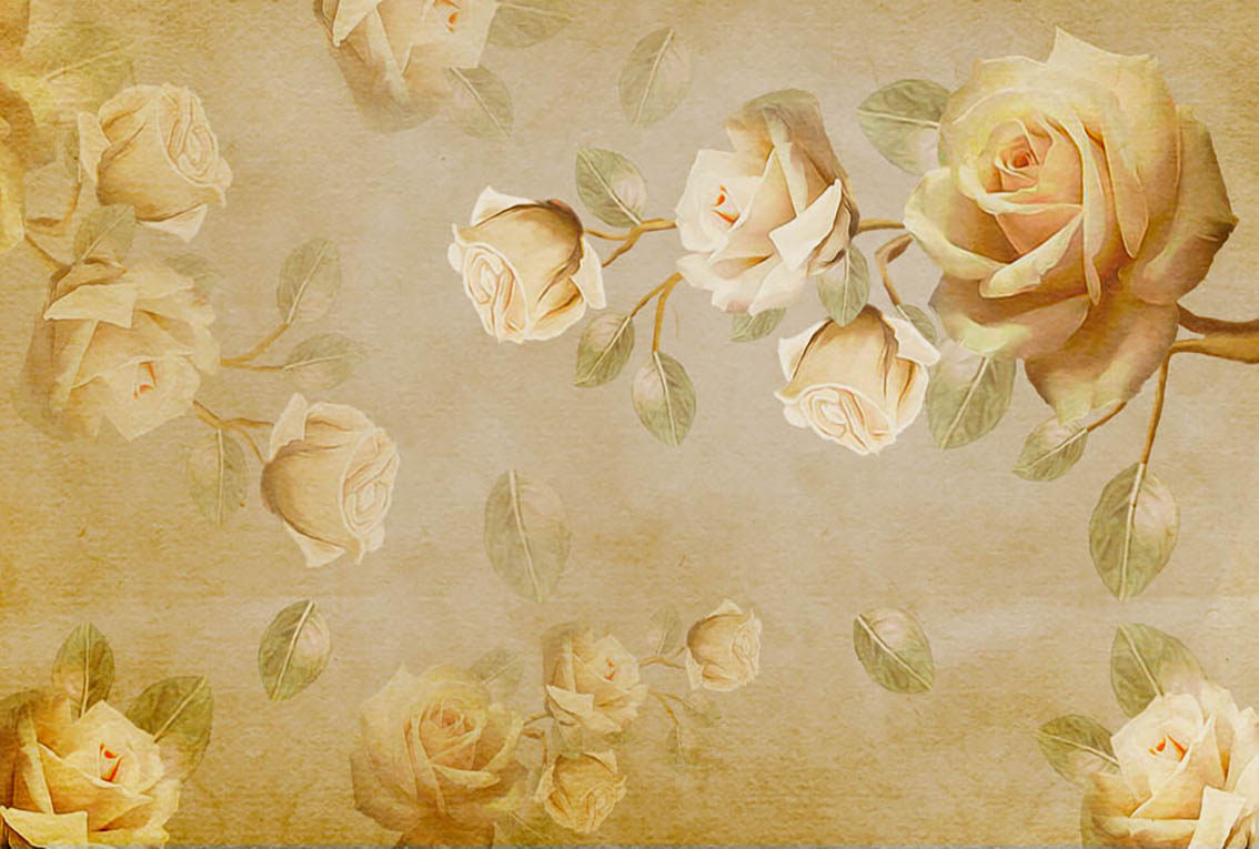 

Фотообои WS Wallpaper Цветы 392*270 (31354) Флора