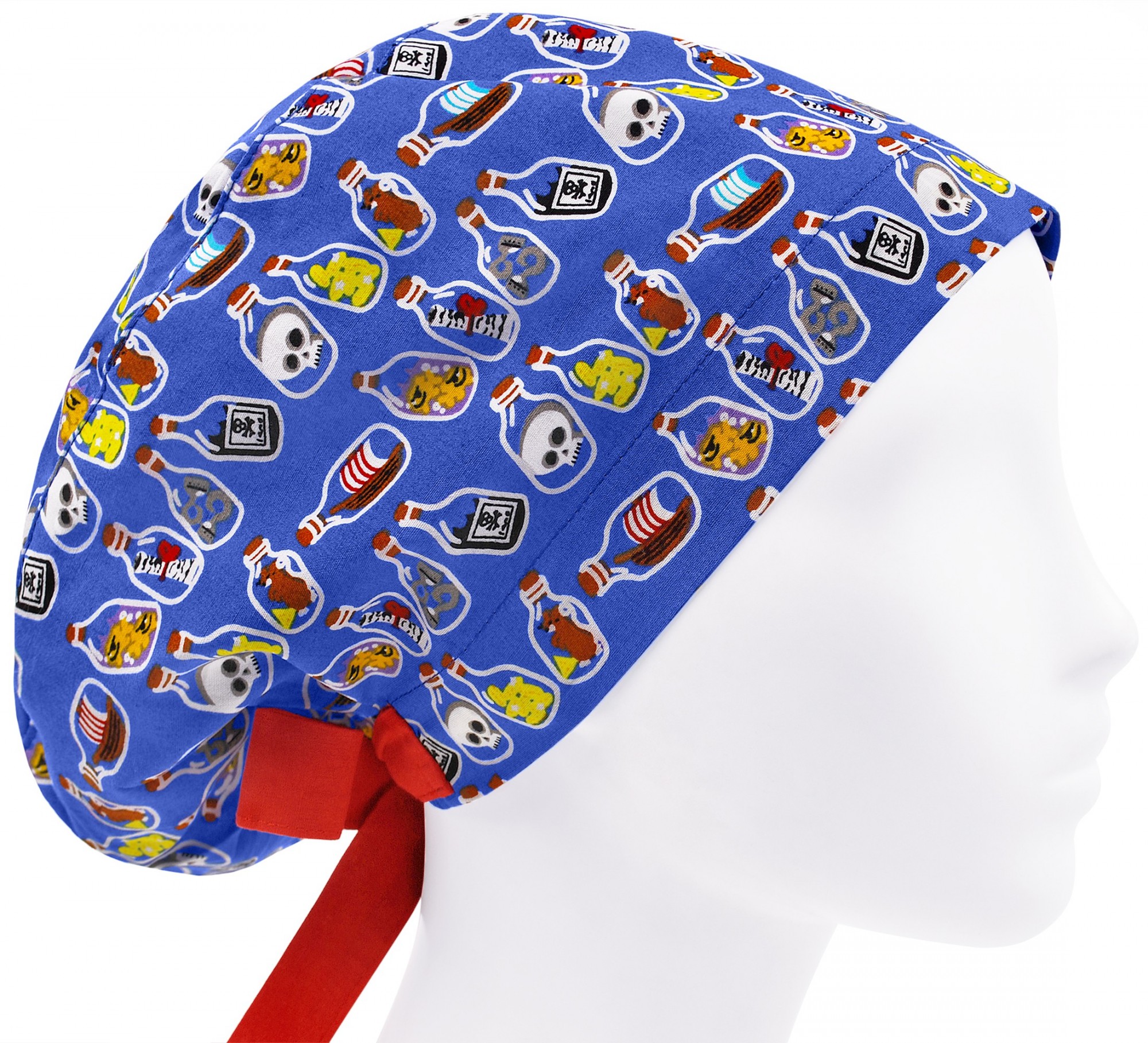 Медицинская шапочка женская HeadwearUniverse универсальная принт ...