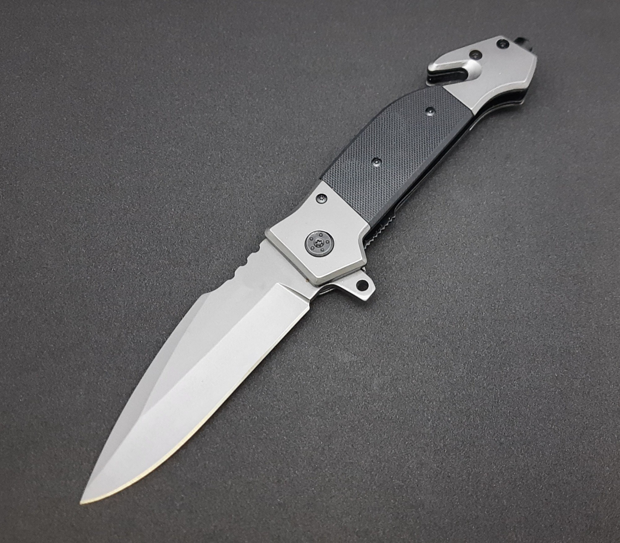 Нож складной Туристический со стеклобоем и стропорезом DA167 – фото ...