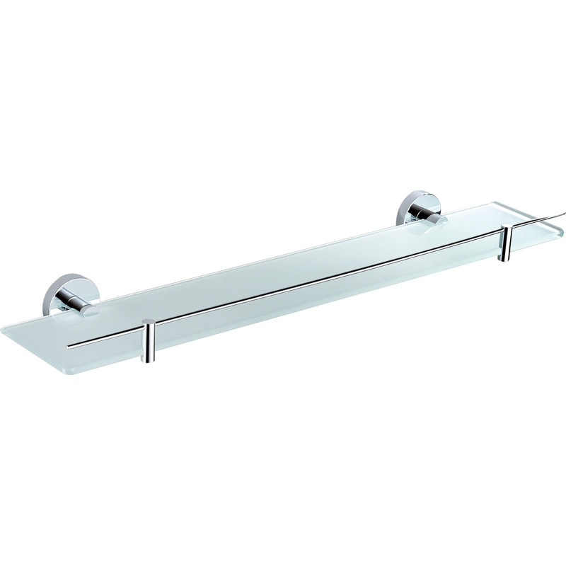 

Полка Perfect Sanitary Appliances 8127 стекло с бортом латунь