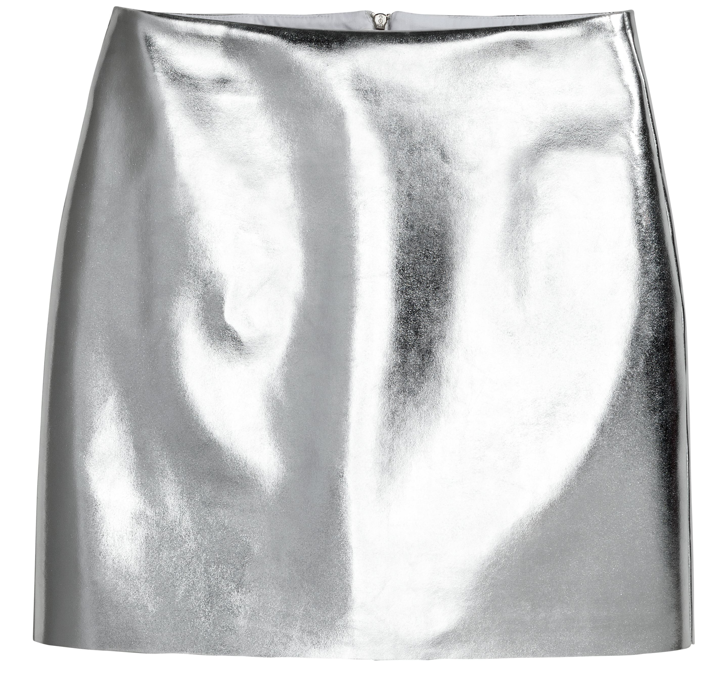 

Юбка H&M 05491356 42 Серебристая
