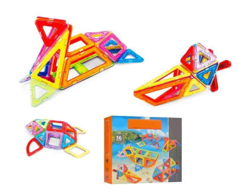 

Детский магнитный конструктор развивающий Best Toys 5003 36 деталей