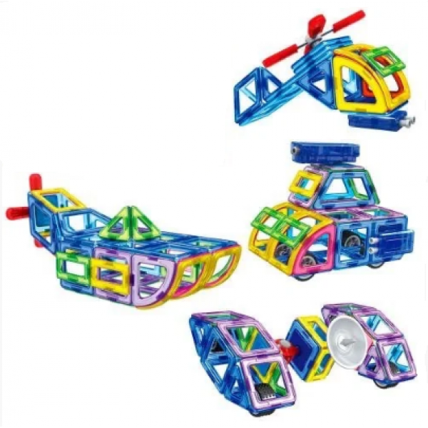 

Детский развивающий магнитный конструктор Magnetic Best Toys 5001 96 деталей