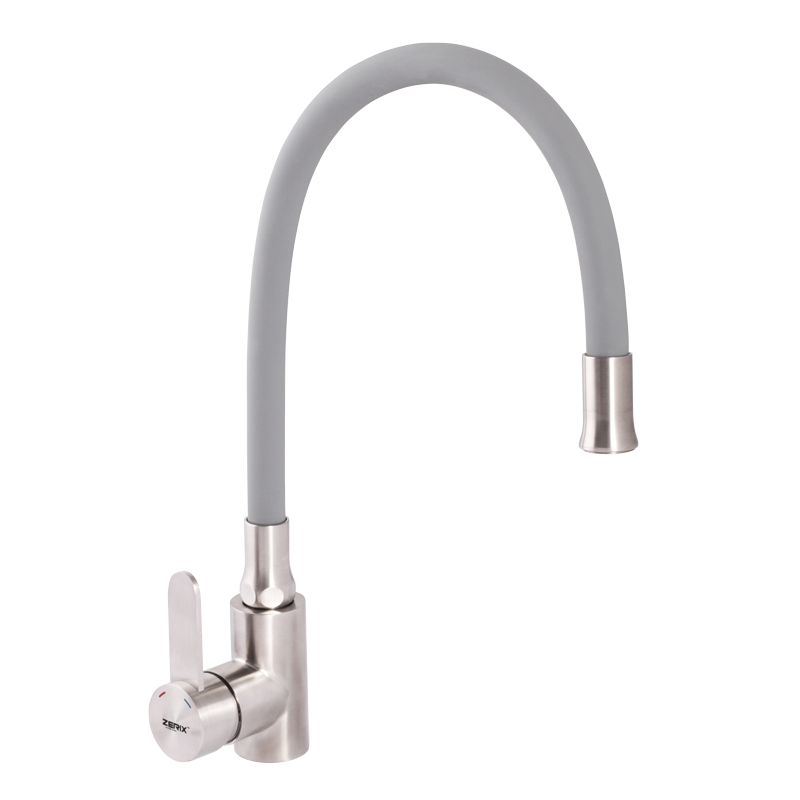 

Кухонный смеситель с гибким изливом ZERIX LR74004-9