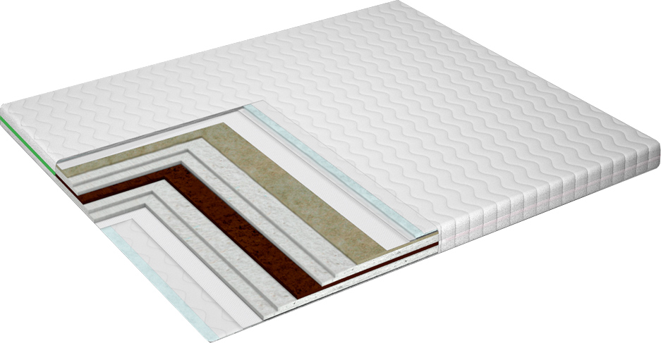

Тонкий матрас-топпер Green Streem Ultra Cocos 150х190 см (02022020-23-07)