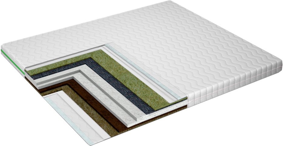 

Тонкий матрас-топпер Green Streem Dream Cocos 130х190 см (02022020-25-05)
