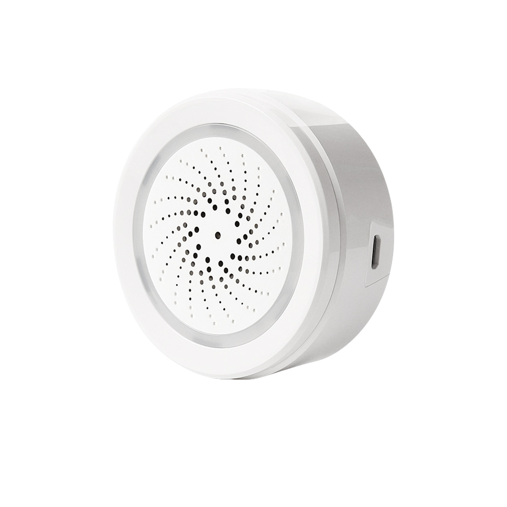 Беспроводной датчик температуры и влажности с сиреной WiFi WF-THP ...