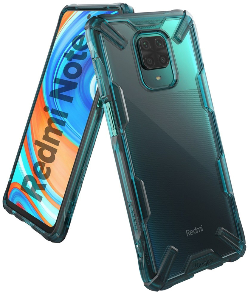 

Панель Ringke Fusion X для Xiaomi Redmi Note 9 Pro Max / 9 Pro / 9S Turquoise Green