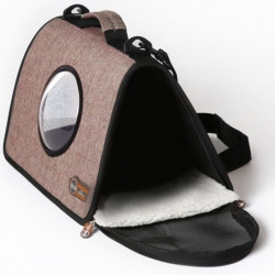 

Сумка-переноска K&H Lookout для собак и кошек, шоколадный, 32,5х51x28 см