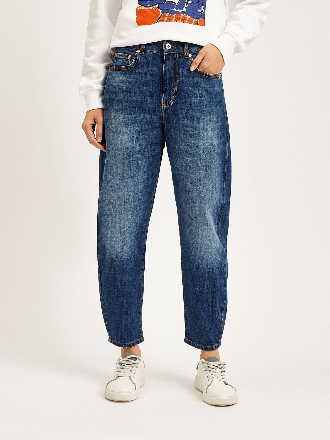 Джинсы Бананы женские United Colors of Benetton Trousers 47YFDE00I-901 ...