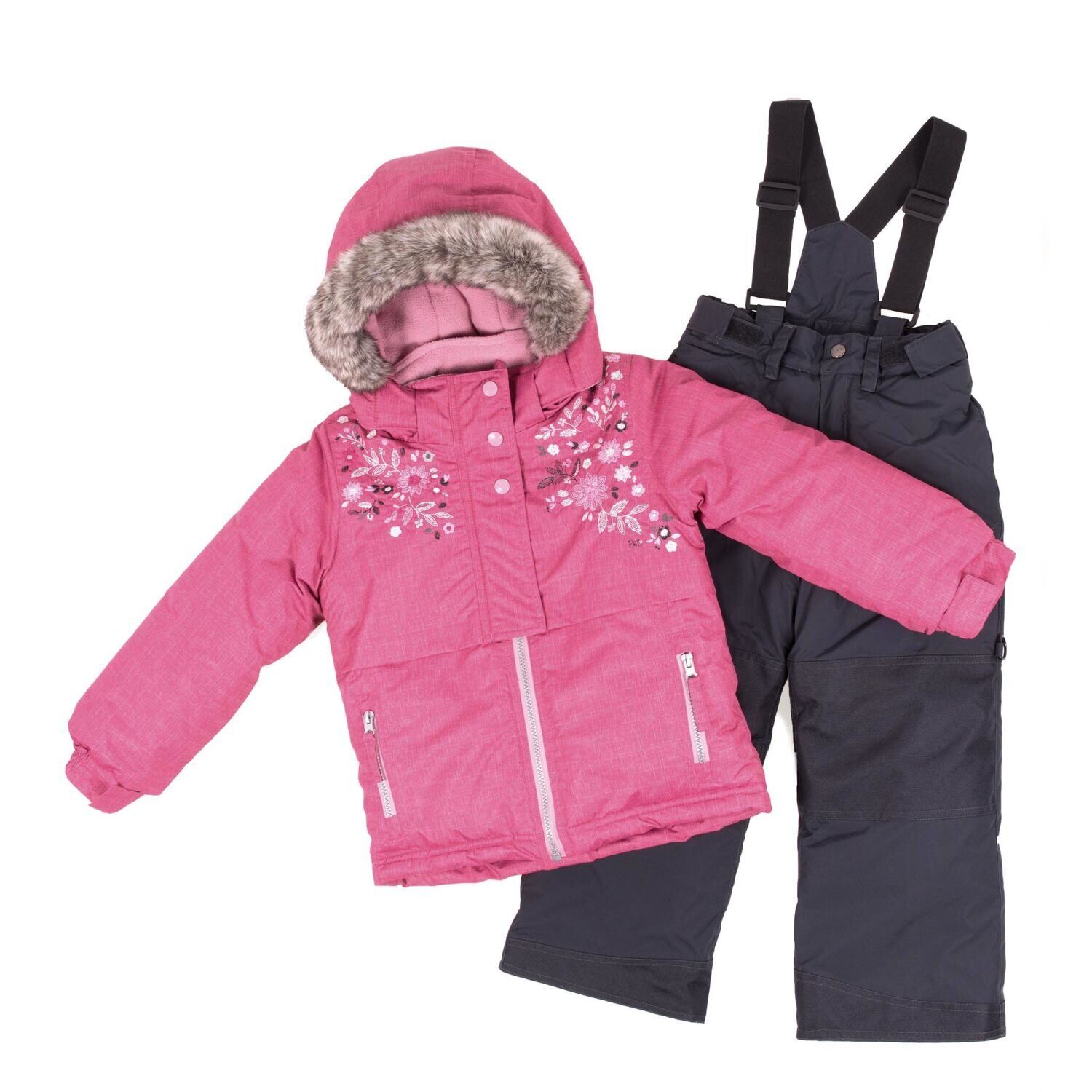 

Комплект зимний Peluche&Tartine F18M64EF Розовый 6 лет 116-122 см (F18M64EF-CandyBerries/DeepGray-6)