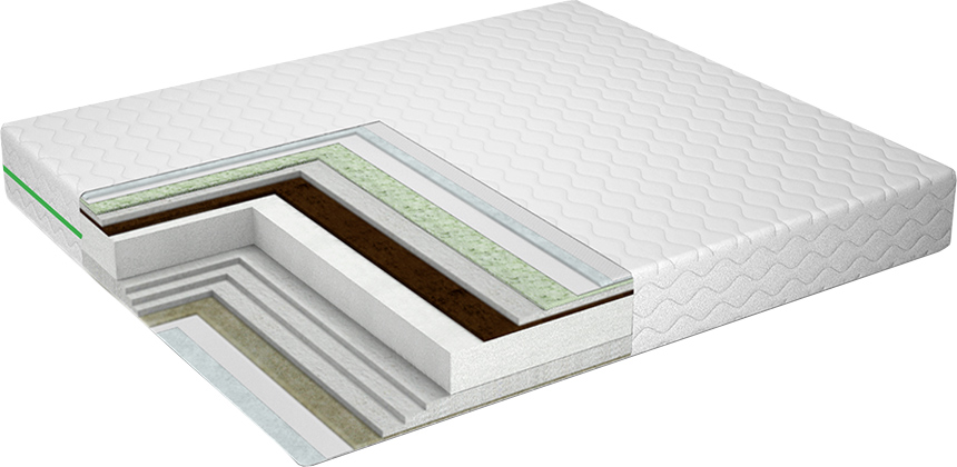 

Ортопедический матрас Green Streem Breaze Cocos 70х190 см (02022020-29)