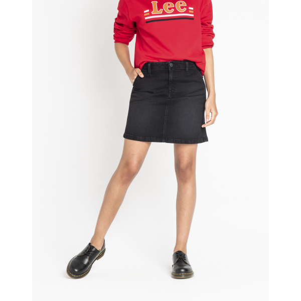 

Юбка джинсовая Lee Tailored A Line Skirt Tailored A Line Skirt Черный 26-00