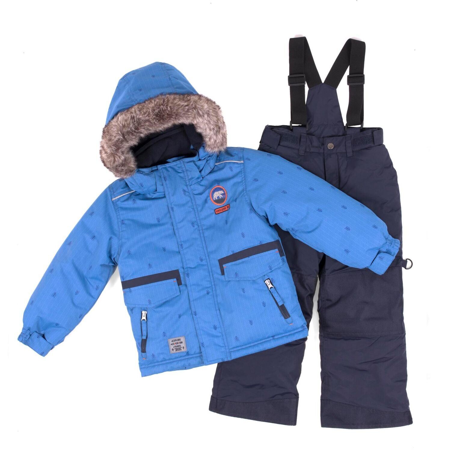 

Комплект зимний Peluche&Tartine F18M53EG Синий 4 года 104-116 см (F18M53EG-SportBlue/Navy-4)