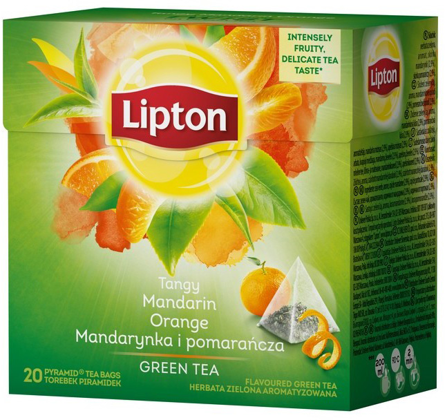Чай зеленый Lipton Mand Orange 20 пакетиков (8722700221906) – ROZETKA ...