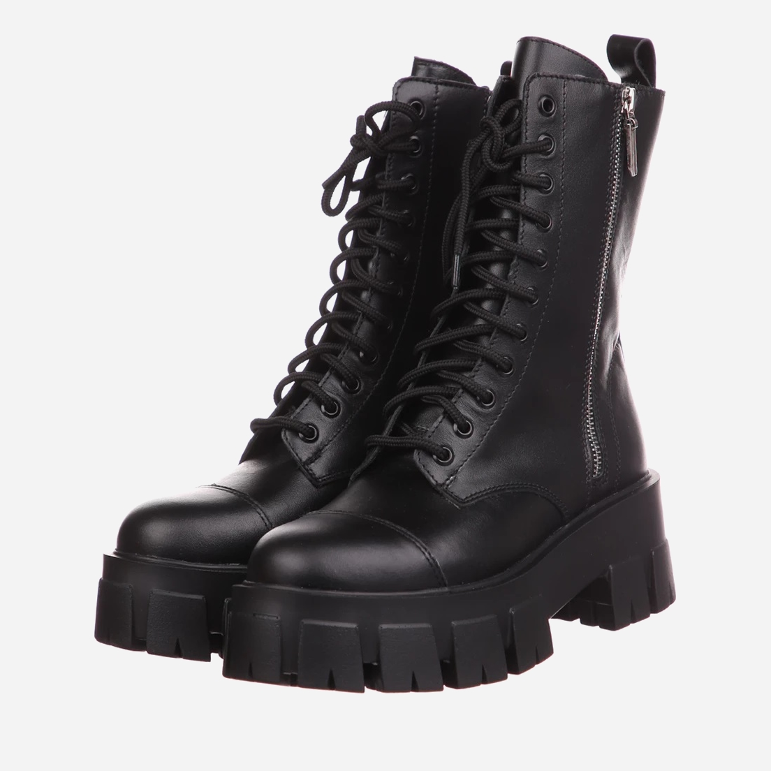 Женские берцы высокие Nobiliti MX 6864-59-BLM 36 23 см Черные ...