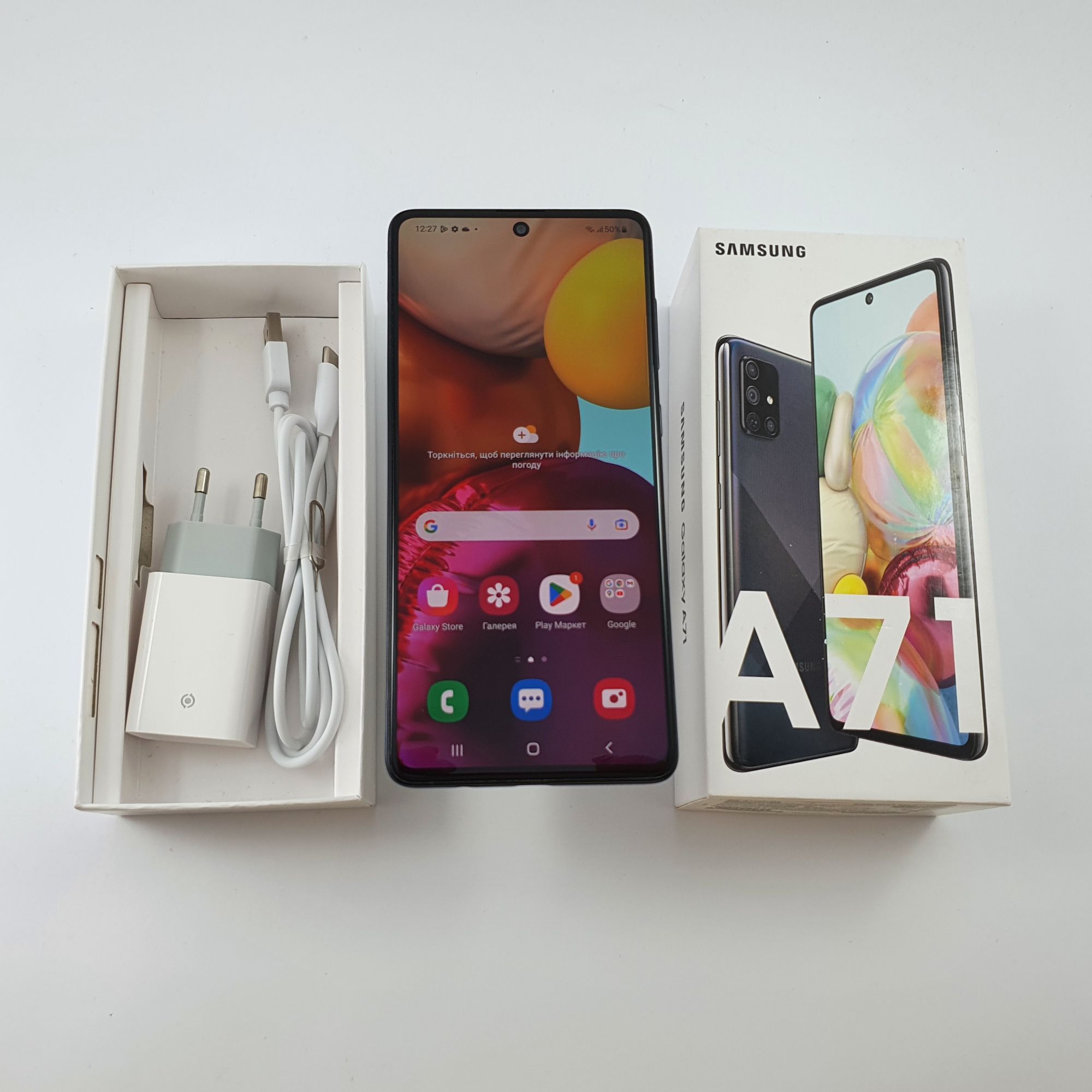Samsung Galaxy A71 128 GB Black (2C00003224) Б/У – фото, отзывы ...