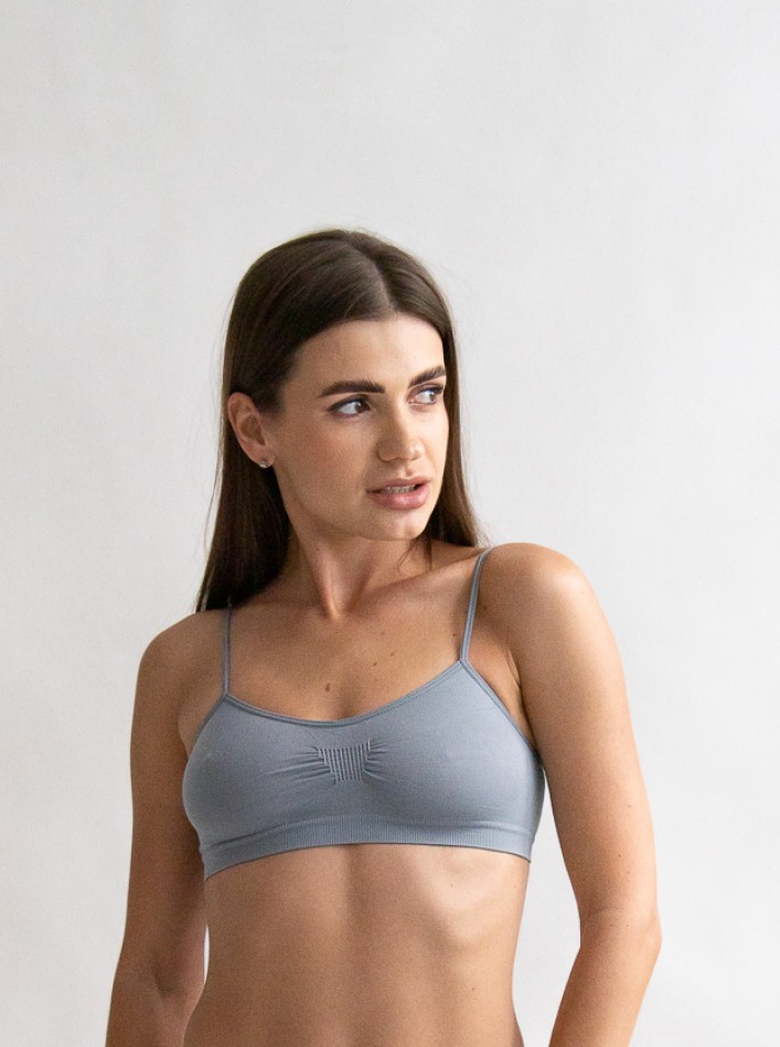 

Топ на тонких бретелях Singwear W2 M серый
