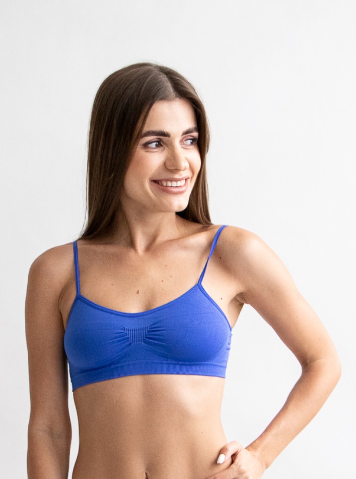 

Топ на тонких бретелях Singwear W2 S синий
