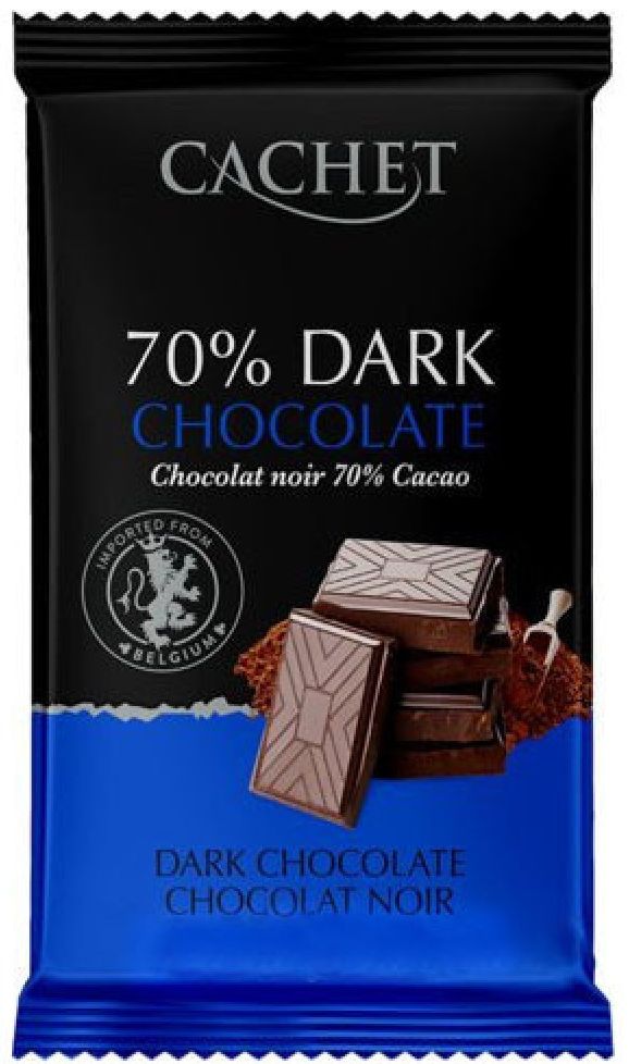 Шоколад чорний Cachet Extra Dark Chocolate 70% 300 г – купить в Украине ...