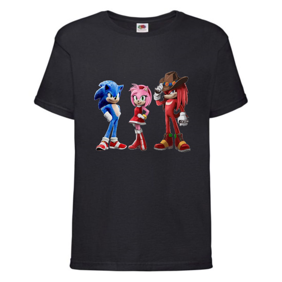 

Футболка детская Соник 3 героя (SONIC) черная (snc blc-6) 104 см