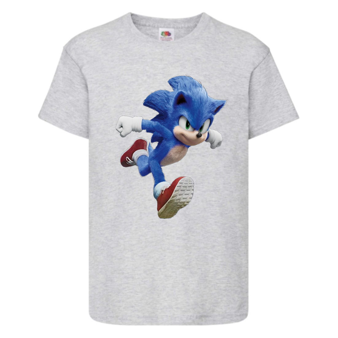 

Футболка детская Соник бежит (SONIC) серая (snc gr-01) 104 см