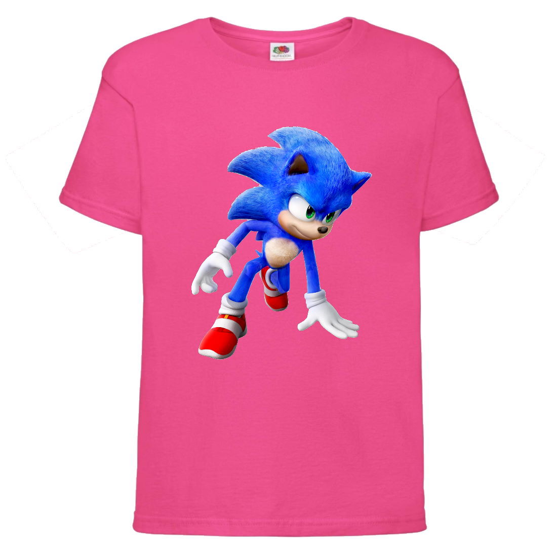

Футболка детская Соник поворот (SONIC) розовая (snc pnc-02) 104 см